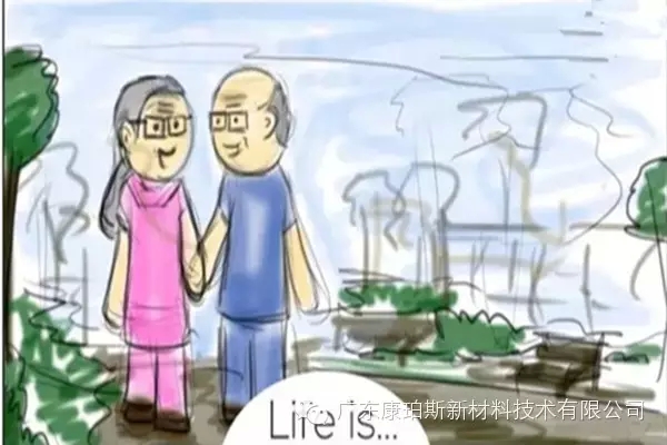 人生就是。。。 牽著老伴的手，享受屬于自己的夕陽，執(zhí)子之手，與子偕老......